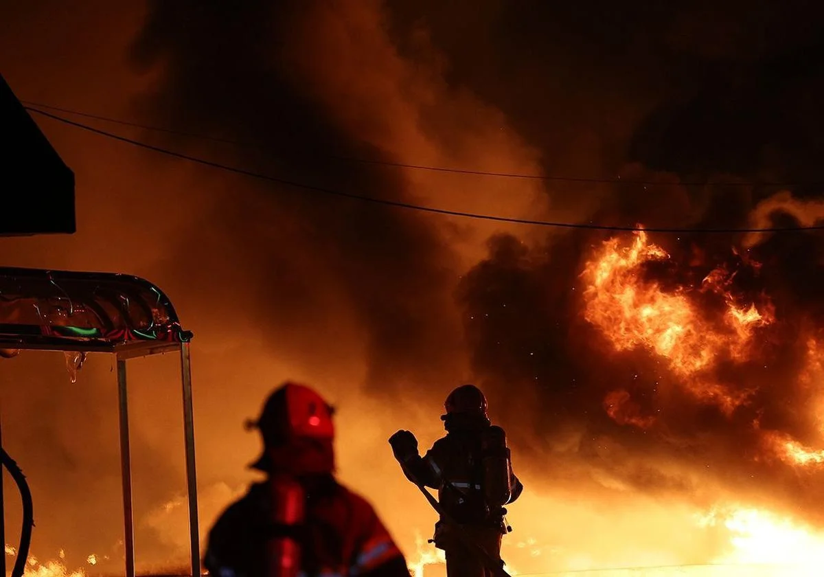Incendio forestal en Corea del sur
